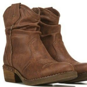 Fergie Austin Cowgirl Boots 8 Brown
